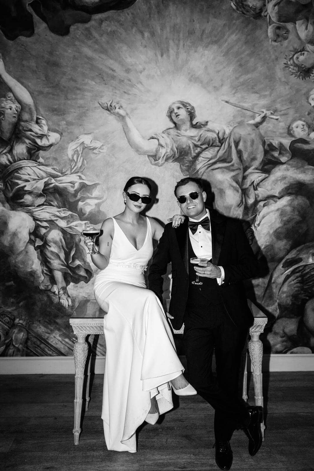 Beautiful couple portrait at Rangemore wedding venue